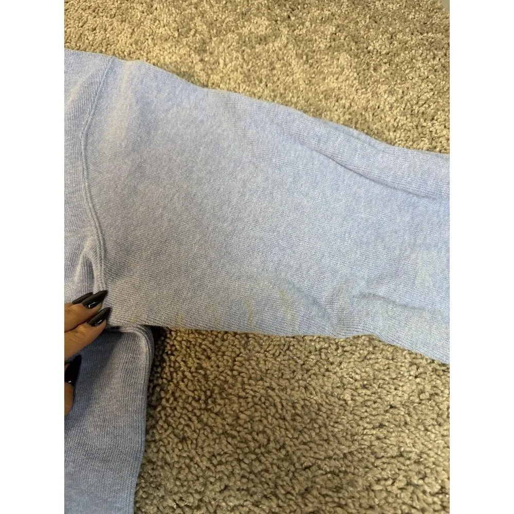 Polo Ralph Lauren Sweater Mens XL Light Blue V-Neck Cotton Tight-Knit Pullover